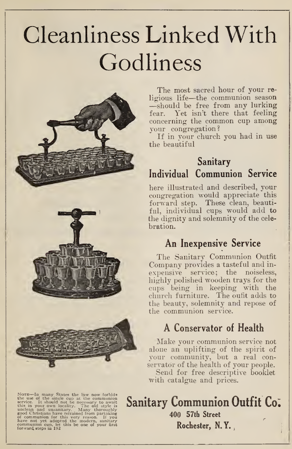 Where Did We Get Individual Communion Cups?