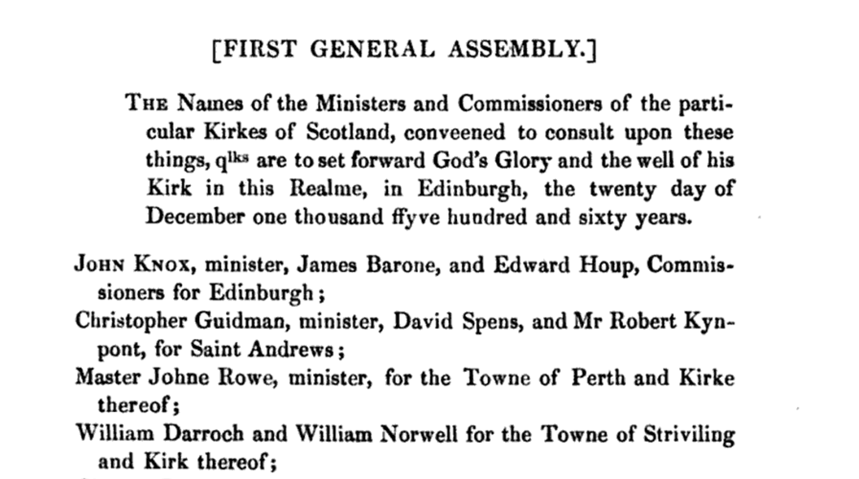 The story of James Barron, forgotten reformer and friend of John Knox